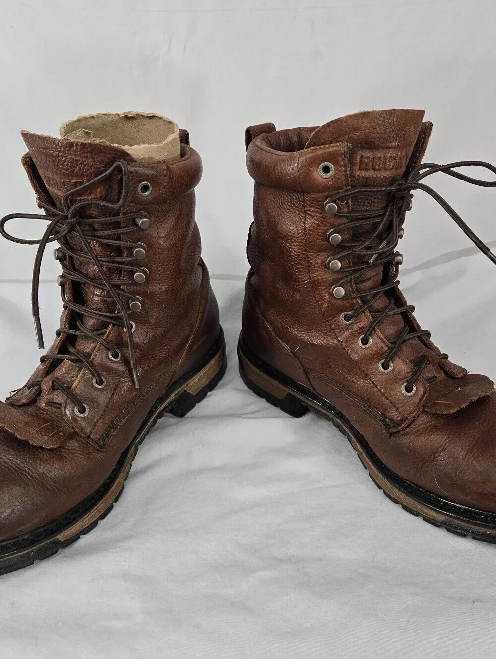ROCKY Tan Rider 9” WATERPROOF BOOTS #2723 Mens Size 10.5 W  Rider Comfort SYSTEM
